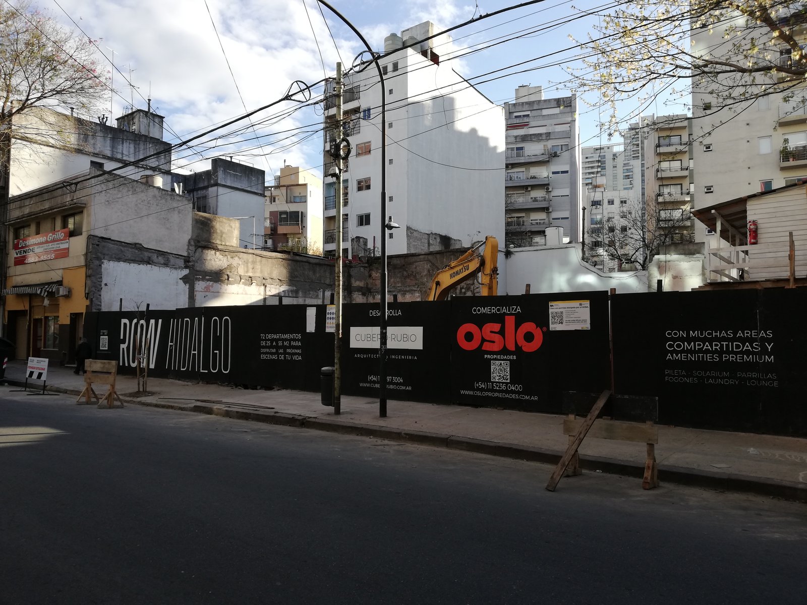 ROW Hidalgo — Cerco de obra